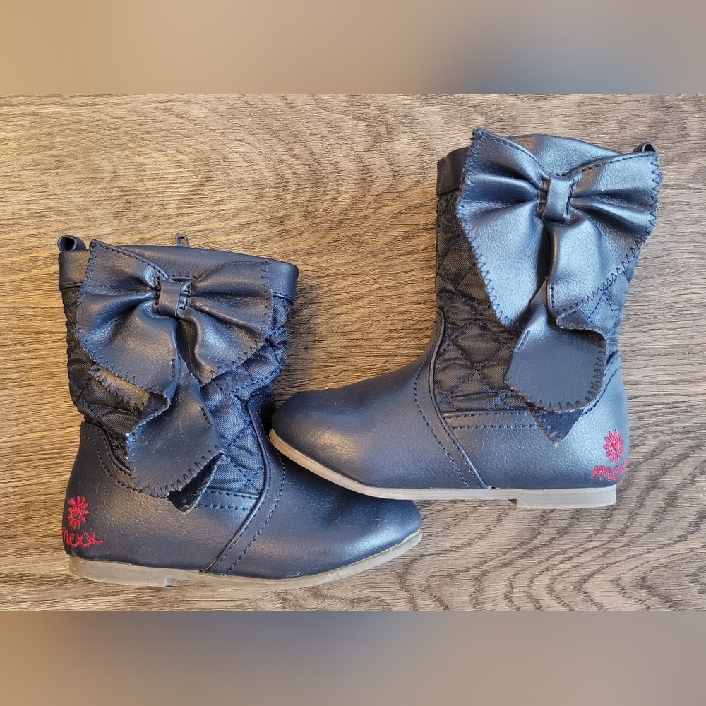 Mexx boots for young children in navy blue, size 7